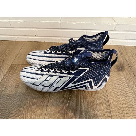 Adidas Freak Ultra 23 Inline Men Size 17 White Blue Football Cleats HP2452 NEW - Picture 2 of 7